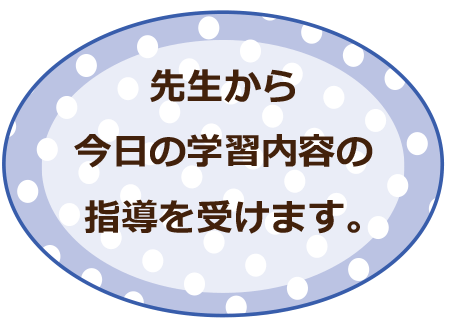 先生が指導